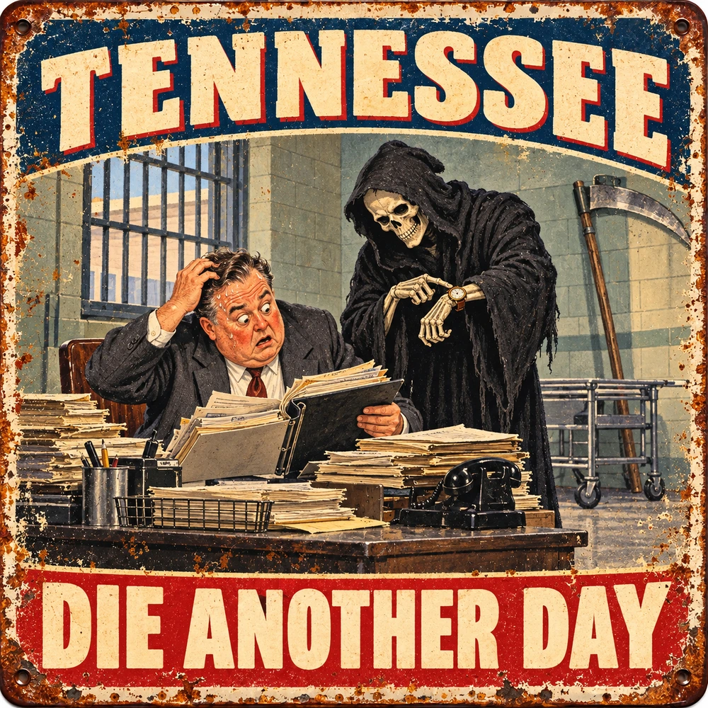 Satirical Blappos illustration: Die Another Day